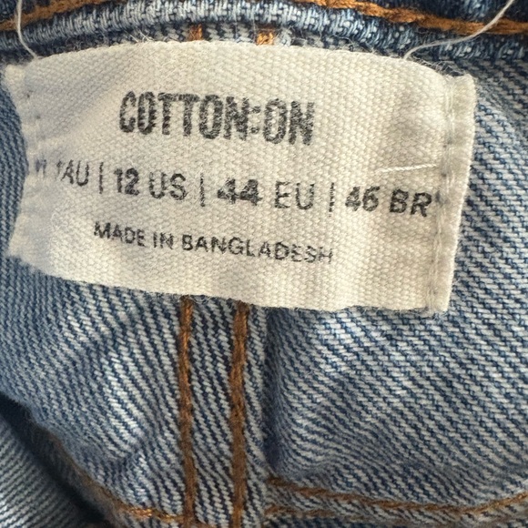 Cotton On relaxed wide leg Jeans  size‎ 12 - Picture 5 of 6